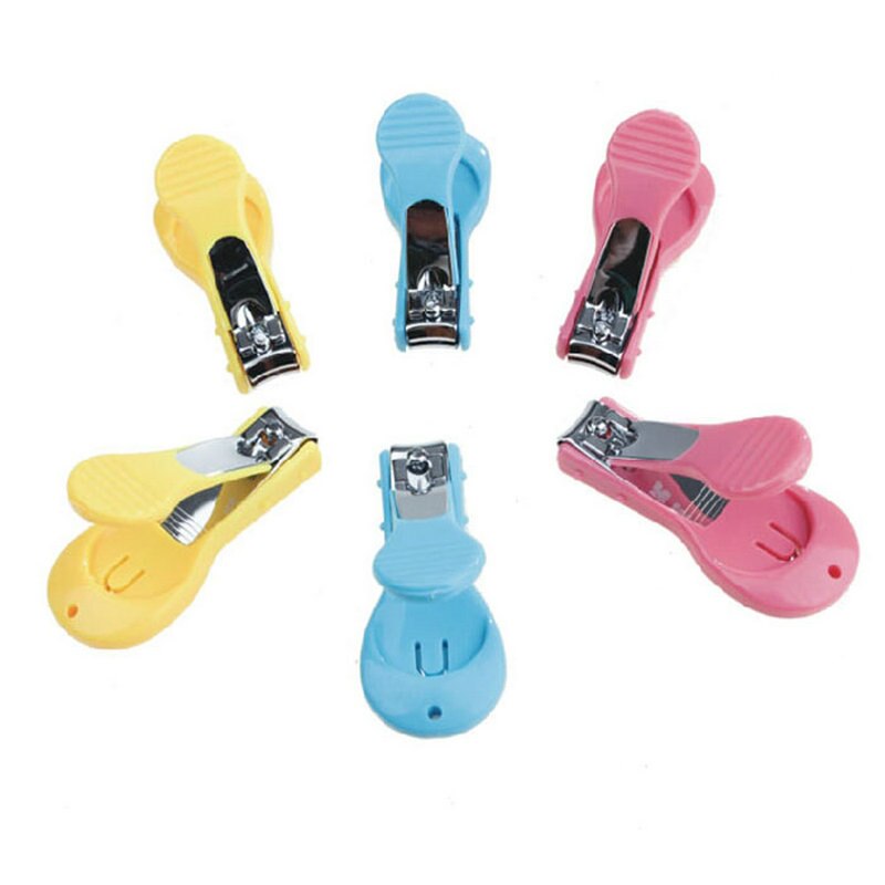 Ciseaux à ongles spéciaux pour bébés | Couleur aléatoire soins des ongles pour bébés, coupe-ongles en acier inoxydable, sécurité bébé outils pour ongles