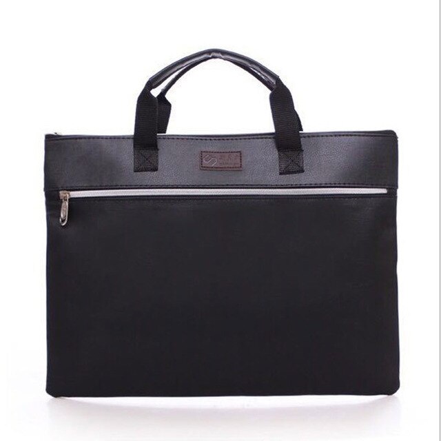 Porte-documents Sécurisé Avec Fermeture Éclair Et Serrure à Combinaison - Format Jusqu'à A4, Nylon, 37x27x2 Cm, Fenêtre Pour Étiquette