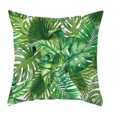 45 x 45cm växter blommigt kuddfodral tropiska löv kuddfodral kuddfodral för vardagsrum bedboom: 25