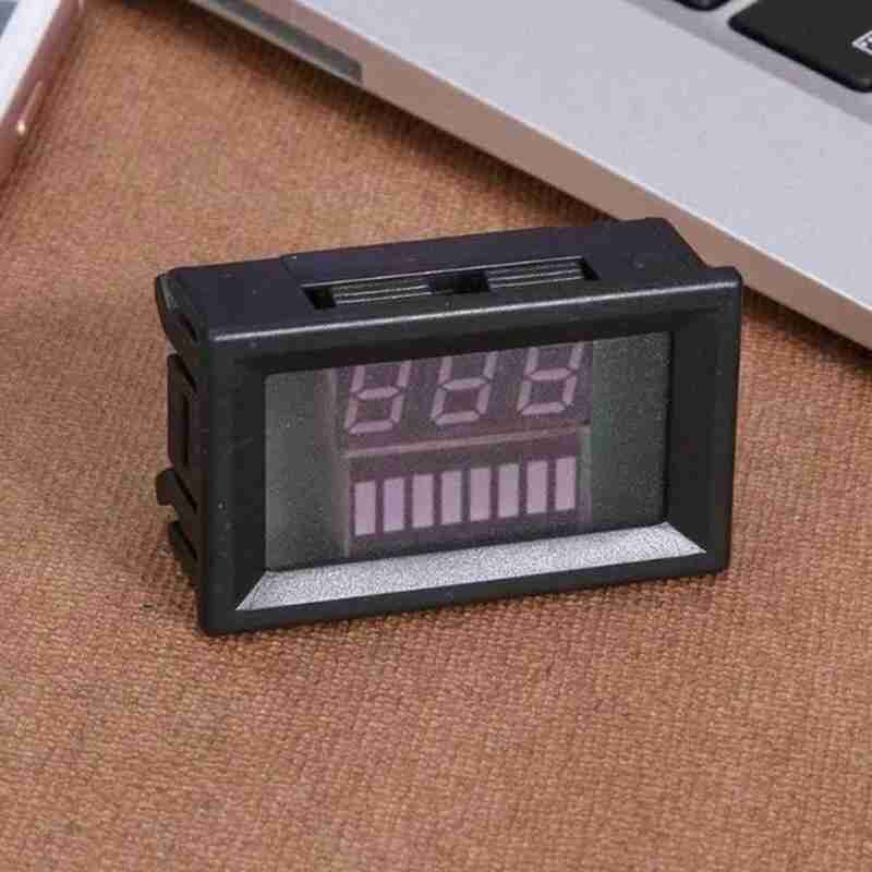Battery Strength Indicator Digital Display LED Electric Accessories Tester Capacity Gauge Battery D2J9