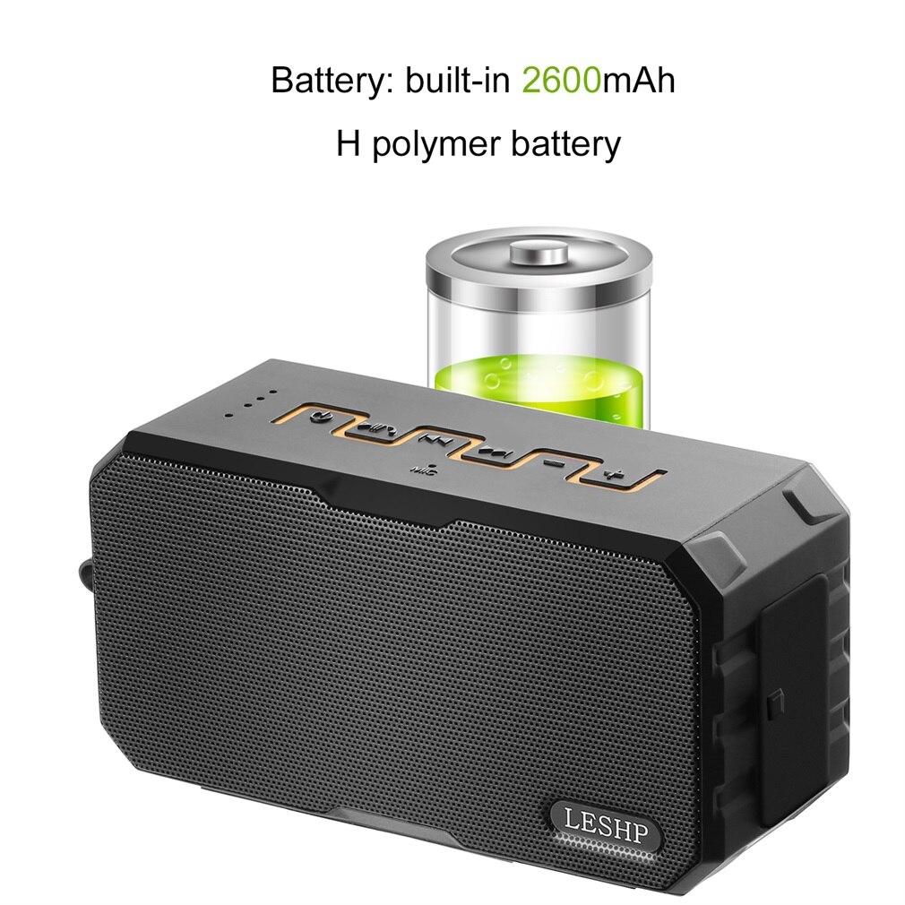 Waterproof Dustproof Shockproof Speaker Wireless Speaker Mini Outdoor Ultra Portable Hiking Climbing Beach