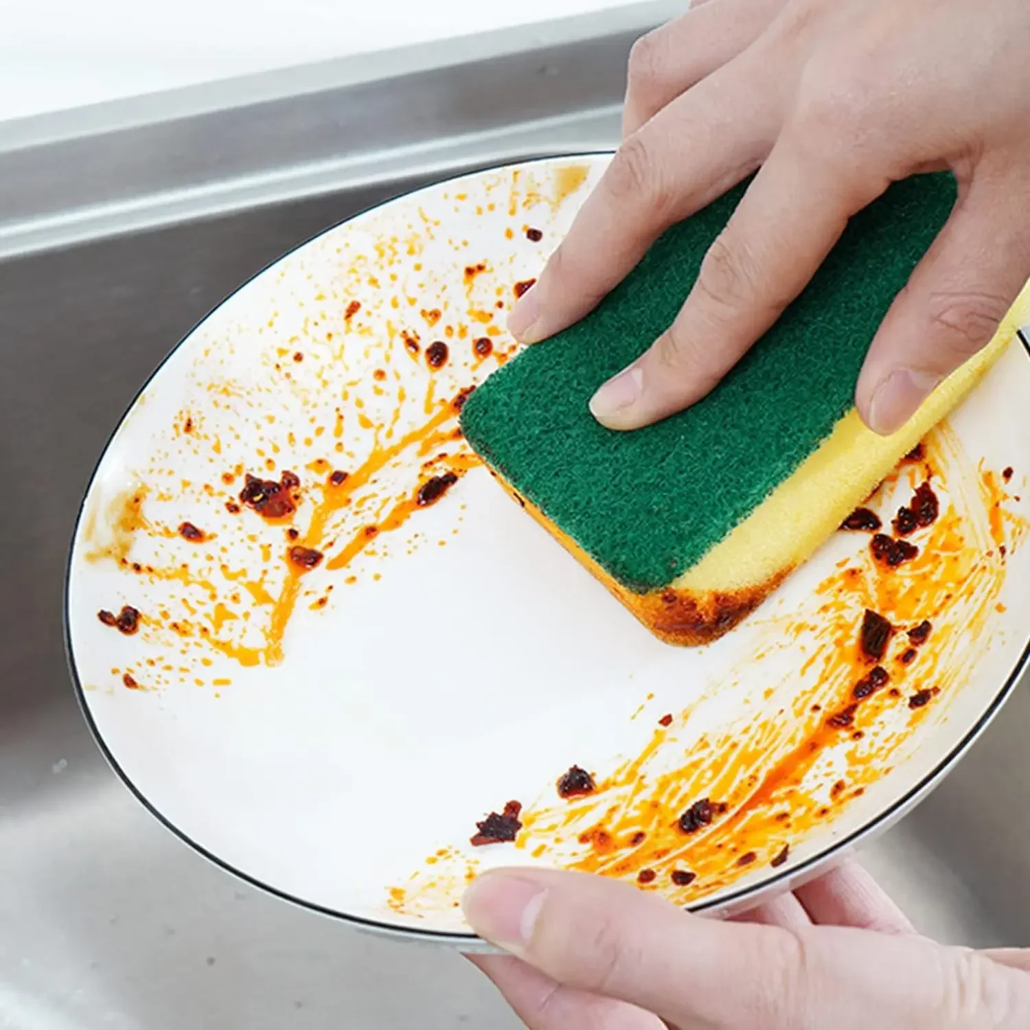 Zeer absorberende schoonmaaksponzen Afwassen Magic Clean Pot Roestvlek Sponsborstel Keukenvetreiniger Huishoudelijk gereedschap