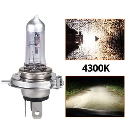 Moto Light H4 H7 Auto Halogen Bulb Lamp 12V 55W 100W Quartz Glass Motorcycle Headlight Lamp 2700K 4300K 6500K Auto Fog Lights: 4300K / H7 100W