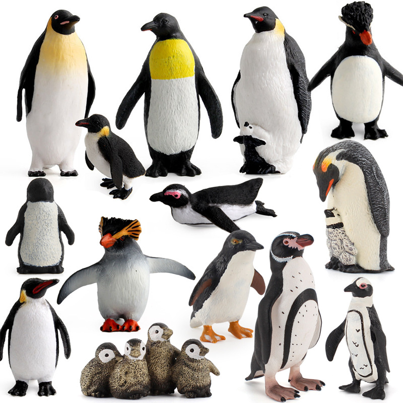 Antarctische Zeedier Simulatie Diermodel Pinguïn Micro Landschap Educatief Speelgoed Voor Kinderen Animal Model Decoratie