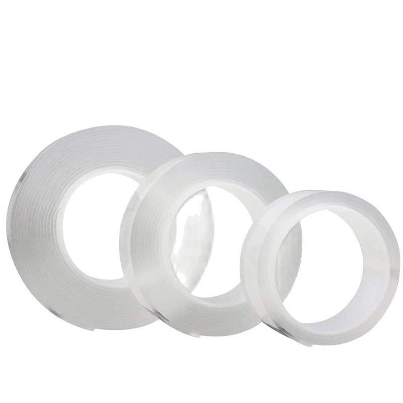 Transparent Velcro Nano Tape Washable &amp; Reusable Double-Sided Adhesive Adhesive Universal Hook Tape For Furniture