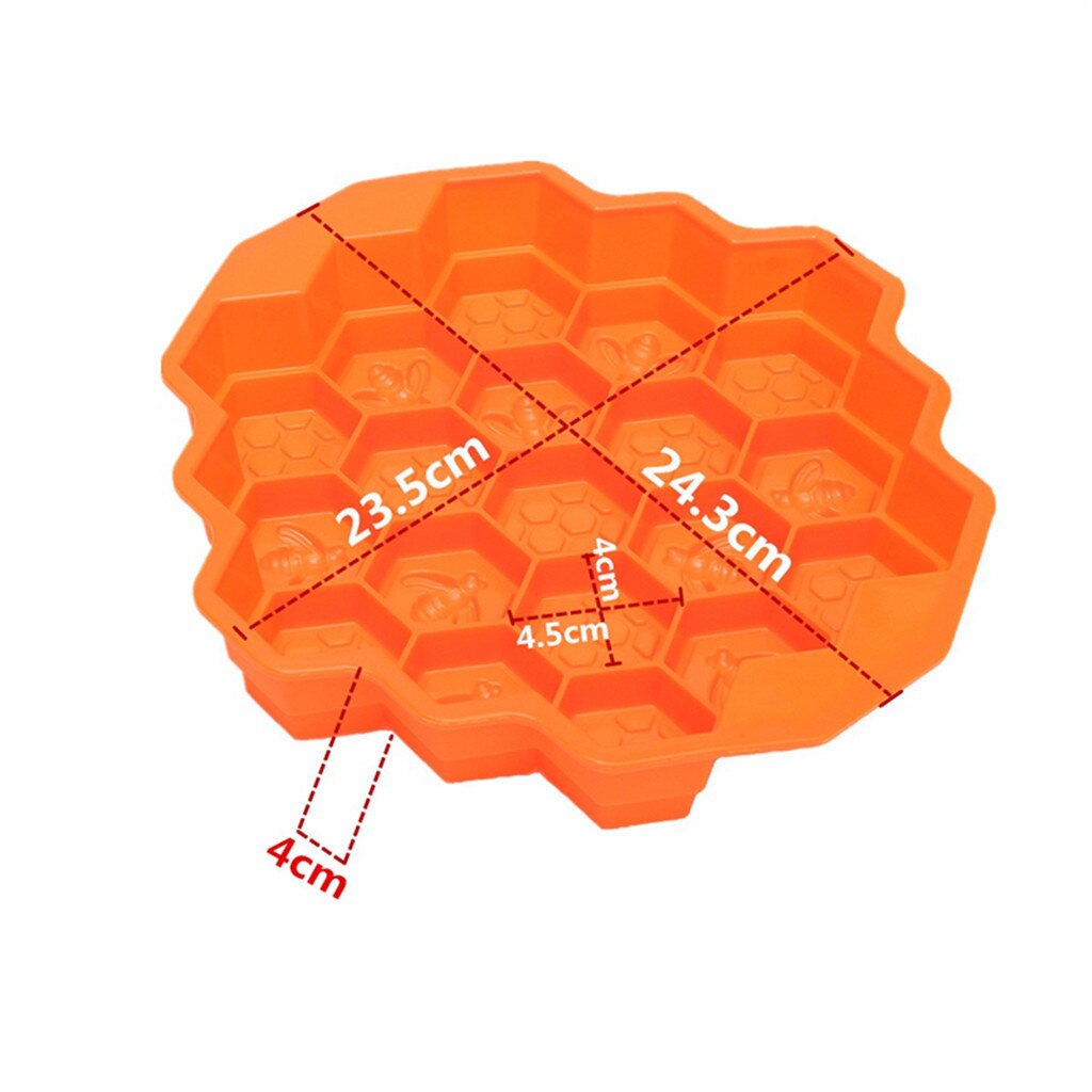 Abeille nid d'abeille gâteau moule moule savon moule Silicone Flexible pour bricolage savon faisant chocolat gâteau moule main faisant cuisine