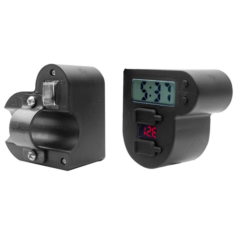 Universal USB Motorcycle Waterproof Charger Motorbike Adapter Electric Bicycle Digital Voltmeter Gauge Handlebar Car-styling