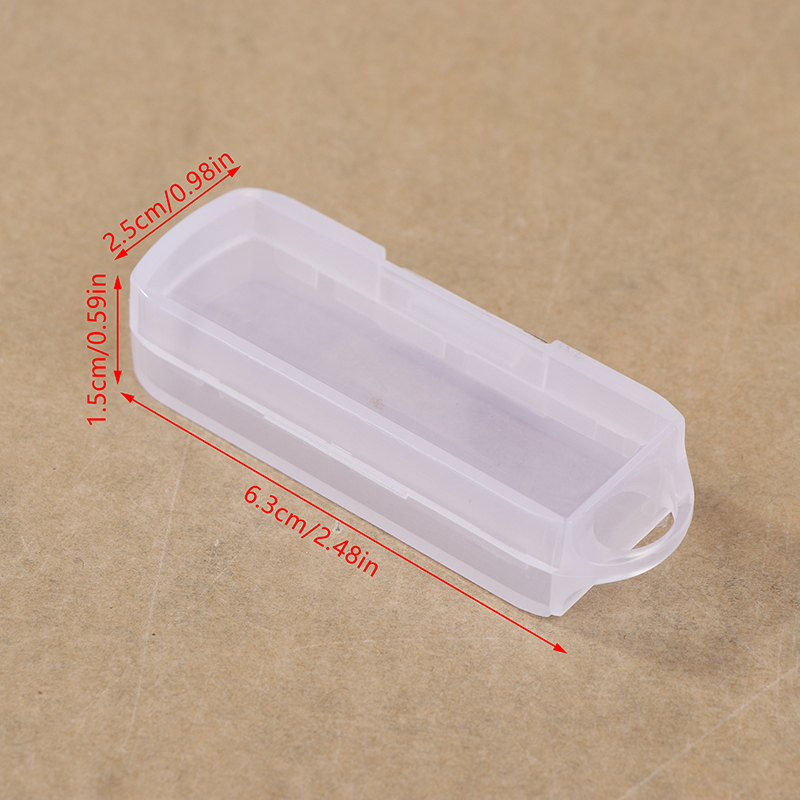5pcs PC USB Flash Drive Cases Contemporary Style Storage Boxes With Lids For OTG Rotating Drives Home Organization Storage Bins