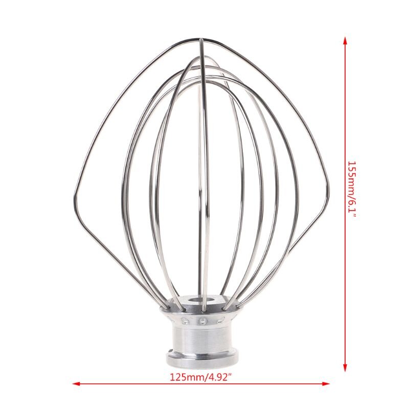 304 Edelstahl Draht Peitsche Elektrische Rührgerät Aufsatz Für KitchenAid K45WW 9704329