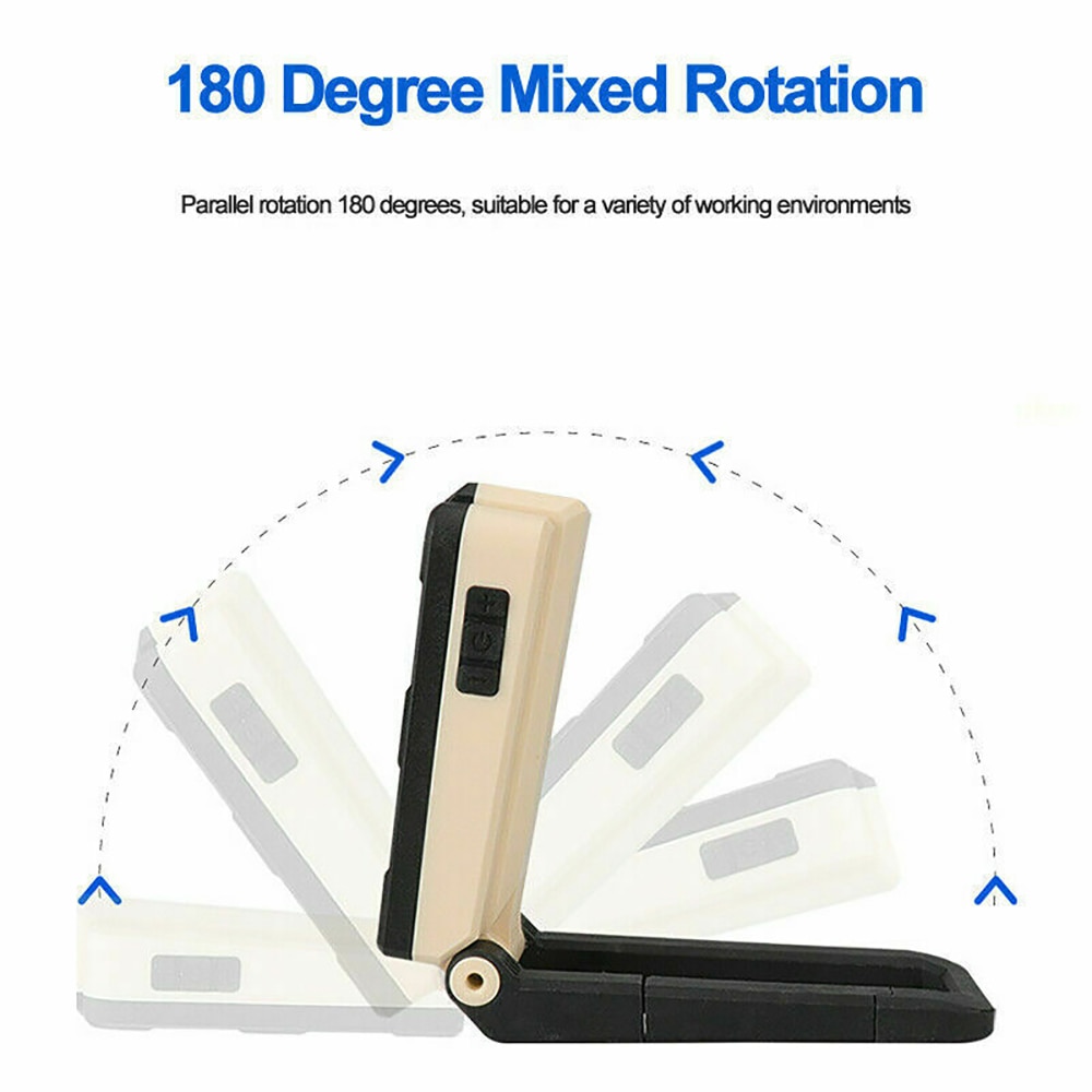 LED Work Light Magnetic Torch USB Rechargeable Super Bright Beautiful Light COB Inspection Lamp For Car Garage Workshop Hiking