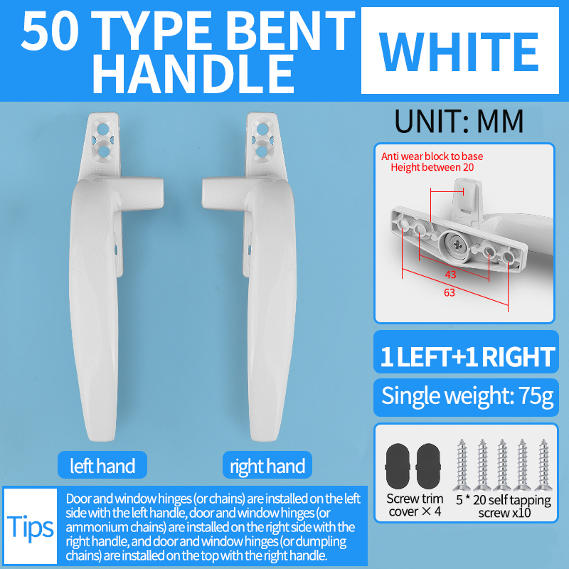 Vindueshåndtag i aluminiumslegering med låse, nøglelåsning med låse, børnesikkerhedsdørhåndtag, skydevindueshåndtag til vinduer: Gråbrun