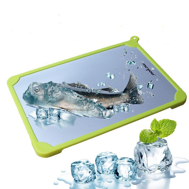 Fast Defrosting Tray Frozen Food Meat Fruit Quick Defrosting Plate Board Thaw Kitchen Steak Meat Defrosting Tool