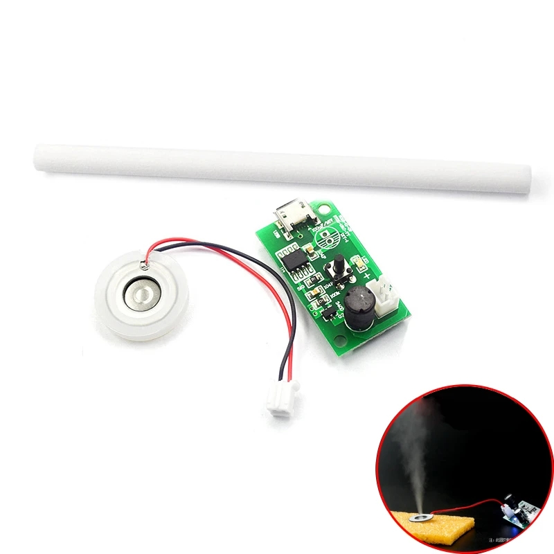 USB mini Umidificatore kit FAI DA TE nebbia creatore e autista Circuito Fogger Atomizzazione Pellicola Atomizzatore Foglio mini Oscillante