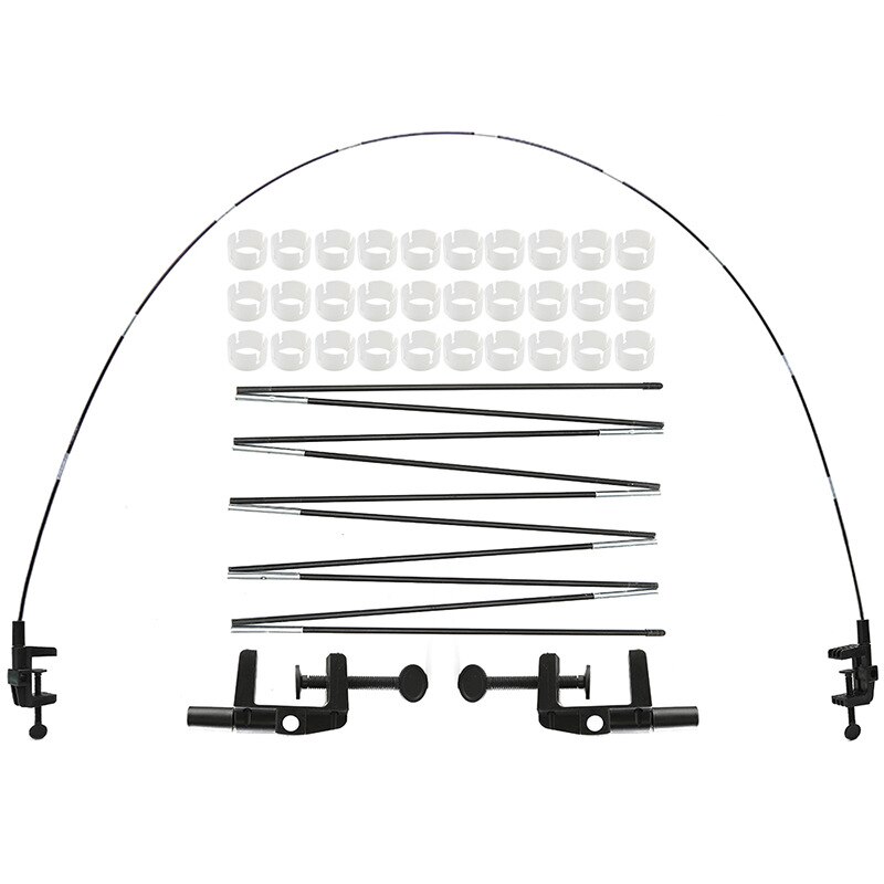 Adjustable Height Wedding Arch Stand Assembled Table Arch Children Kids Birthday Party Decoration DIY Balloon Stand Column: black