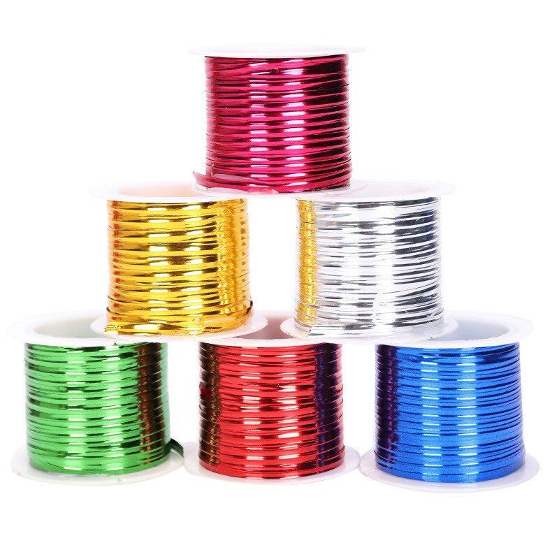 15M/Roll Twist Draad Tie Multicolor Verpakking Wrap Lint Touw Voedsel Brood Zak Afdichting Koppelverkoop Twine Voor thuis Kidtchen Levert