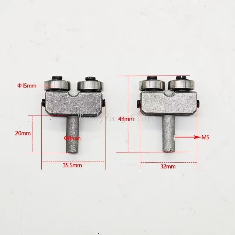 Lintzaagblad Gidsen Houten Lintzaag Kogellager Blade Gids Voor 9 "8" Lintzaag Accessoires Een paar van 2 STUKS