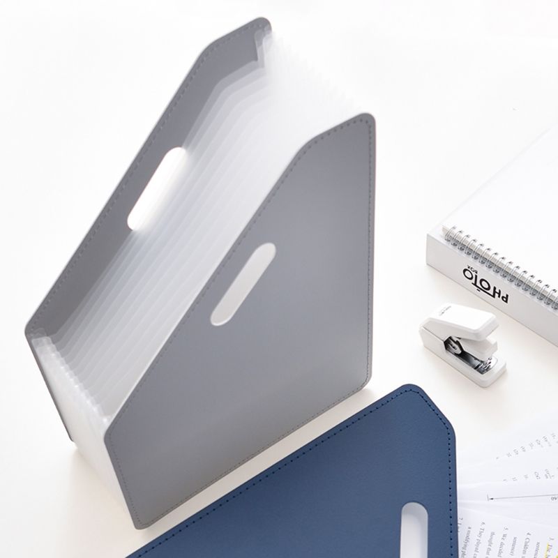 13 Pockets Desk File Folder Document Paper Organizer Storage Holder Multilayer Expanding Box School Office Stationery