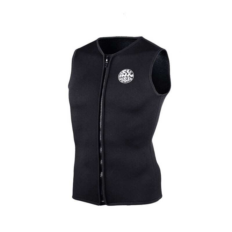 3mm neopreen duikvesten voor mannen en vrouwen, handdoekvoering, unisex mouwloos wetsuit, surfvest, snorkelzwemkleding: 4xl