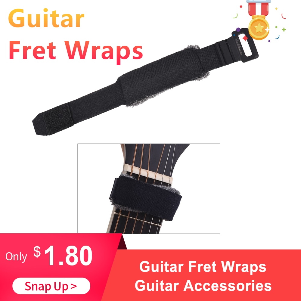Guitar Fret Wraps Strings Mute Muter Fretboard Muting Wraps for 7-string Acoustic Classic Guitars Bass Parts Accessories