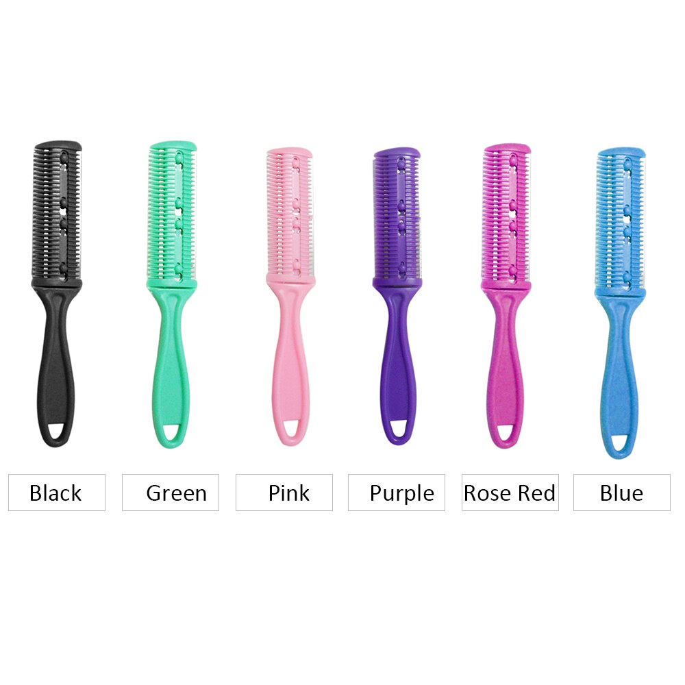 3Pcs Razor Comb Hair Cutter Comb Cutting Scissors Hair Thinning Comb Slim Haircuts Cutting Tool Razor Comb