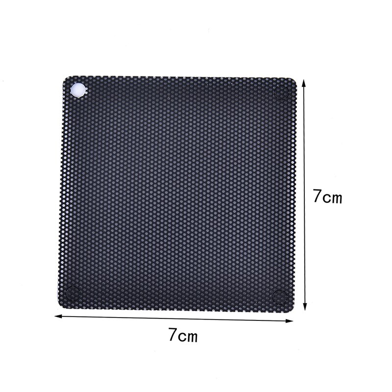 Pc Case Cooling Fans Magnetische Stof Filter Mesh Net Cover Voor Pc Case Cooling Fan Nieuw: 7cm