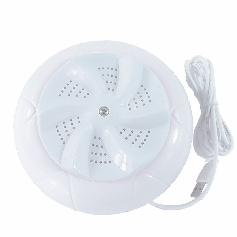 Water Droplet Vortex Washer Mini Portable Washing Machine for Home Travel Clothes INTE99: White