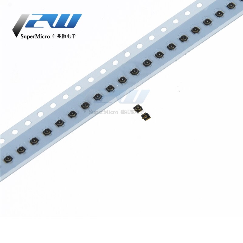 Base de antena de parche IPX4/IPEX4 generación 4 IPEX/U.FL SMT RF conector WiFi Coaxial generación 4 extremo de placa de antena 10 piezas