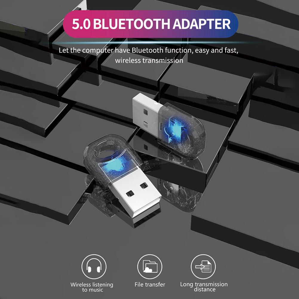 Usb Bluetooth 5.0 Draadloze Audio-ontvanger Zender Adapter Voor Pc Computer