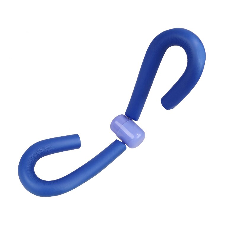 PVC Leg Thigh Exercisers Gym Sports Thigh Master Leg Muscle Arm Chest Waist Exerciser Workout Machine Gym Home Fitness Equipment: Blue