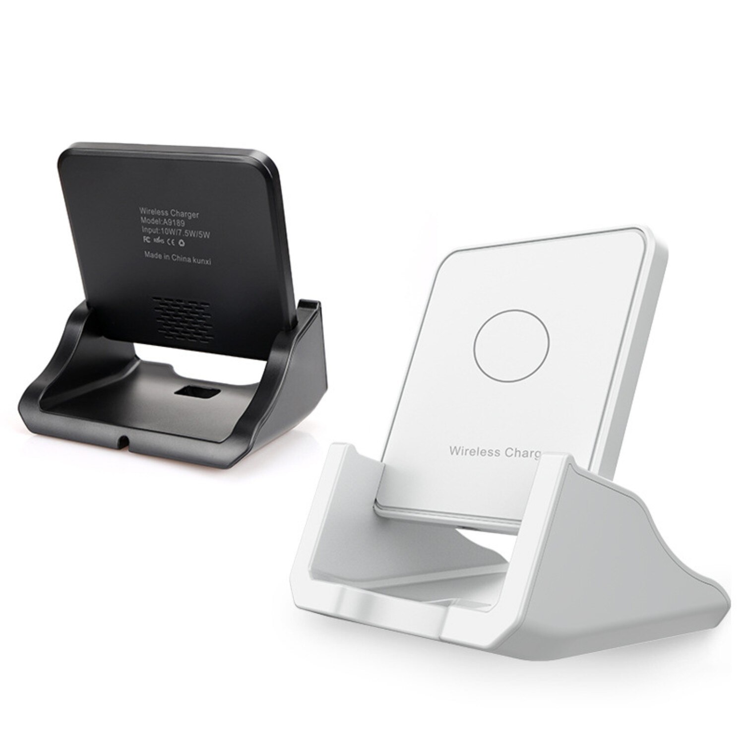 Xiaomi-soporte de carga Qi para teléfono móvil, Cargador rápido USB inalámbrico para Samsung S10, S9, note 10, Redmi 9, 10, Iphone 12, 11, X, XS, XR, 8 Plus