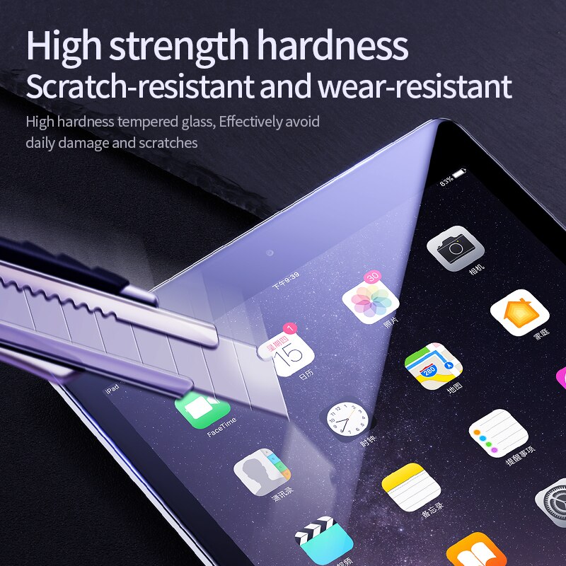 Joyroom 9h gehard glas voor ipad pro 10.5 inch volledige cover screenprotector voor ipad pro 11 air 1 2 mini 1 2 3 4 5 glas