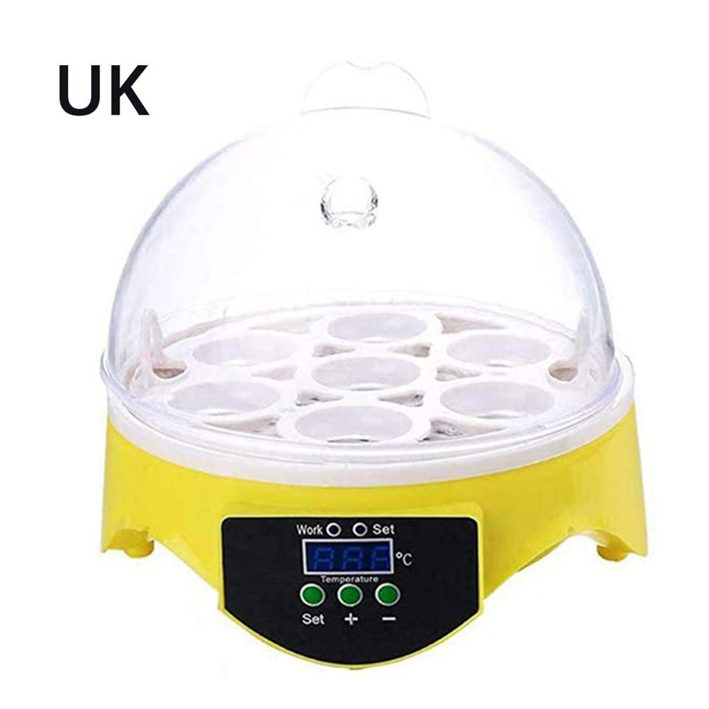 Egg Incubator Fully Automatic 16 Eggs/7eggs Digital Mini Brooder Small Chicken Bird Egg Incubator Automatic Farm Incubation Tool: Mini UK