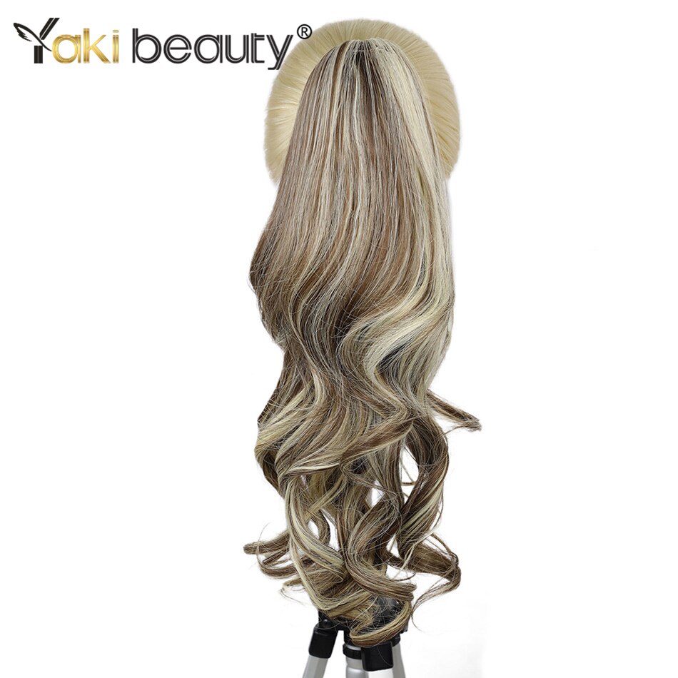Synthetic Claw Ponytail Long Body Natural Wave 20Inch 180g High Temperature Fiber For Women By Yaki Beauty: p6-613