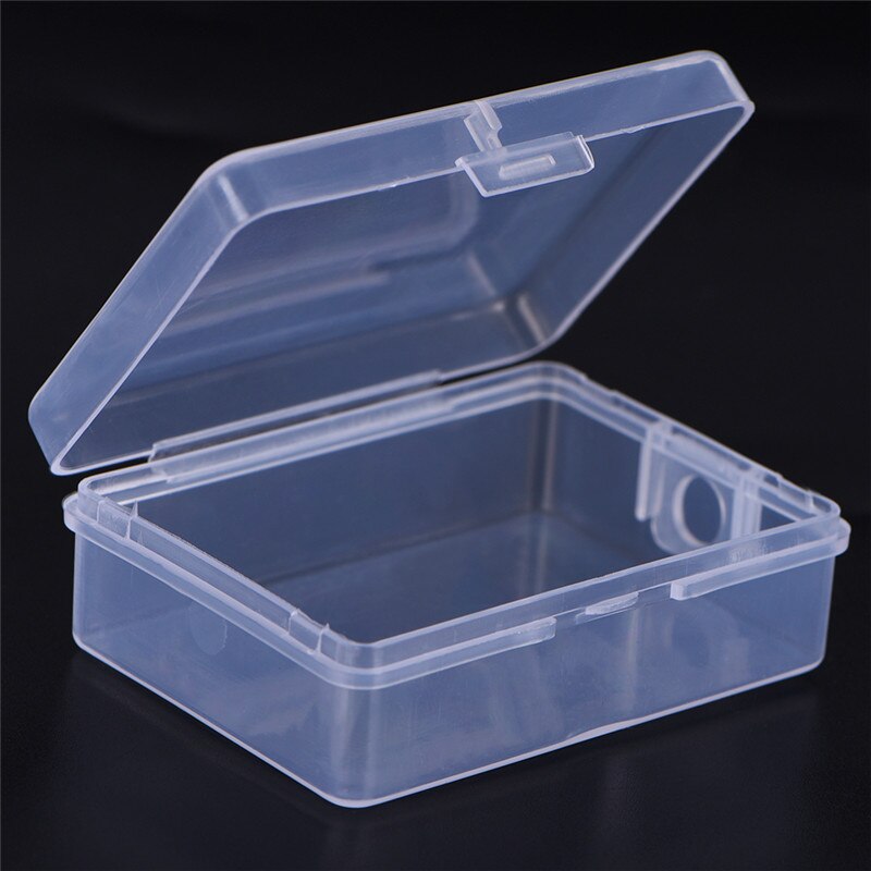2Pcs Plastic Clear Pill Box Medicine Storage Tablet Weekly Medicine Organizer Splitters Storage Dispenser