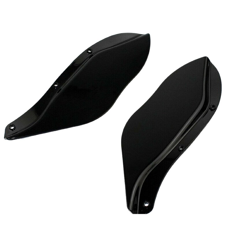 Parabrisas lateral ABS negro para Harley Touring FLHR FLHT FLHX 96-13