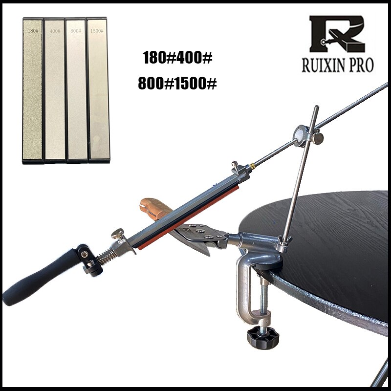 Ruixin Pro Knife Sharpener Fixed Angle Sharpener, Fixed Angle, Sharpening Tool Kitchen Knife, Scissors: M