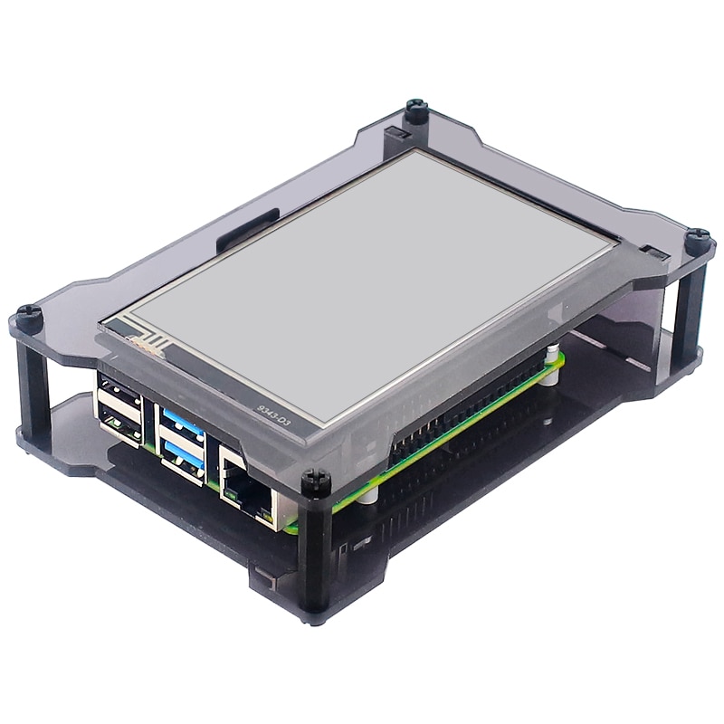 Acryl Case Voor Raspberry Pi 4 Inch Lcd Hdmi-Compatibel Touch Screen Alleen Voor Onze Winkel &#39;S Screen