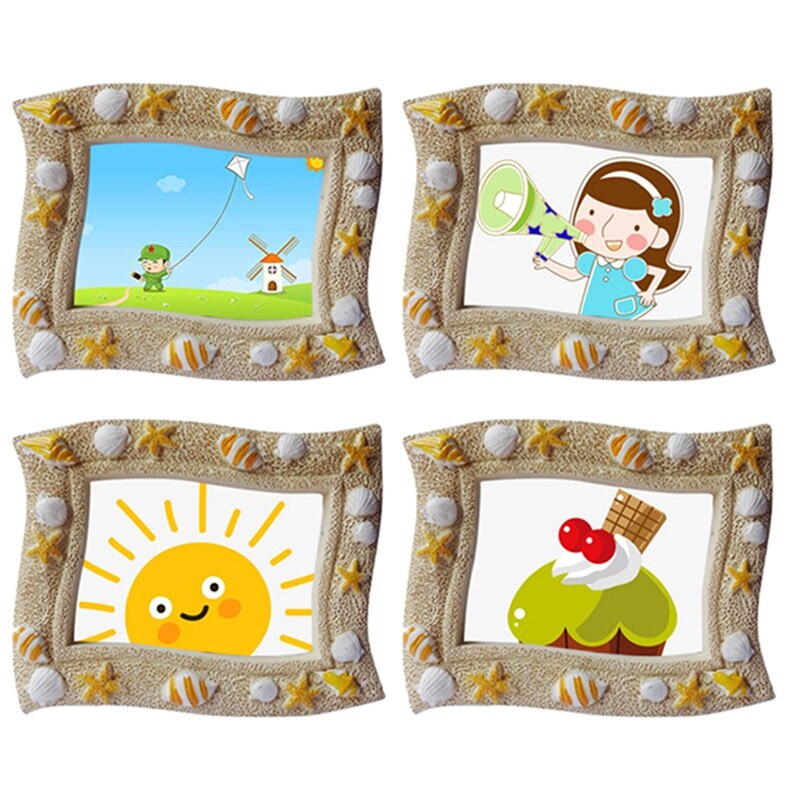 Photo Frame Retro Style Photo Frame Mini Photo Holder Kids Cute Mini Dress Shape Bedroom Photo Frame