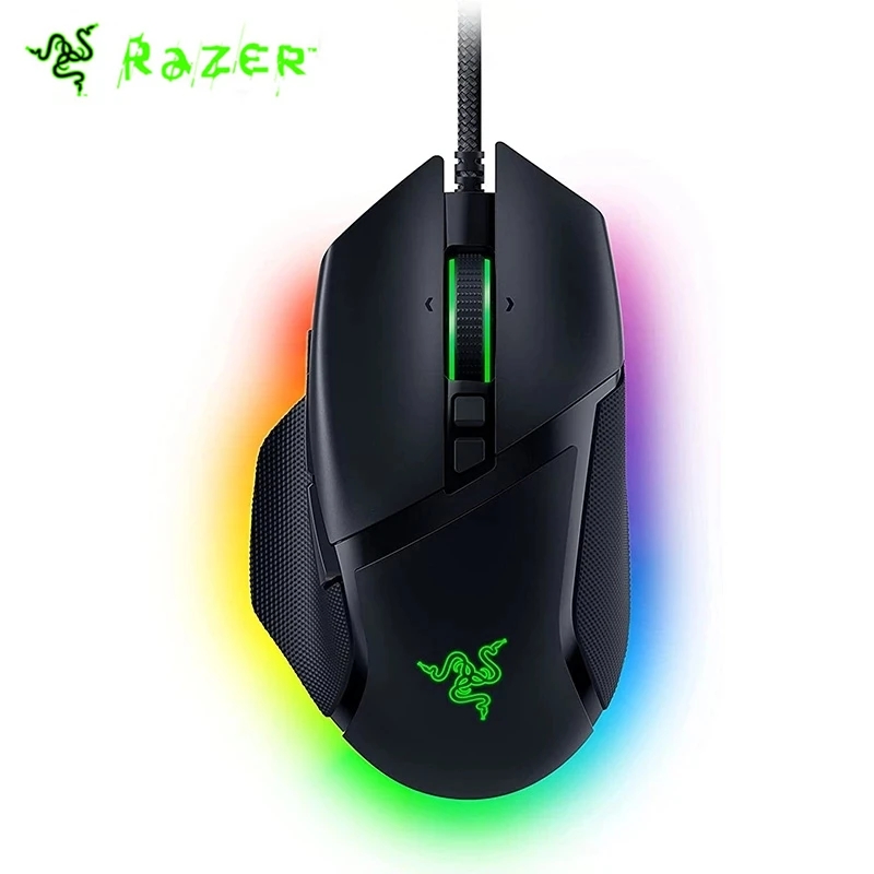 Razer BASILISK V3 e-sports 26K DPI czujnik optyczny najszybszy przełącznik myszy do gier Chroma oświetlenie RGB