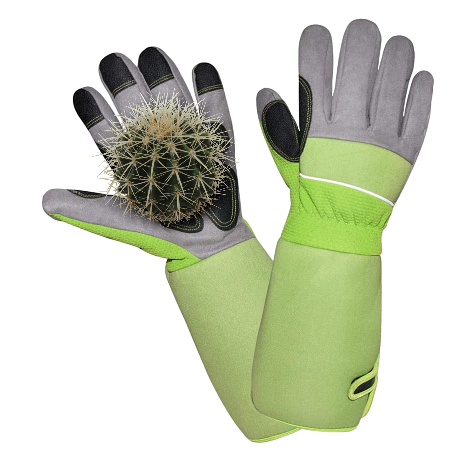 Gants de jardin Anti-épine unisexe, pour Cactus Rose, Anti-perçage, paumes rembourrées et bouts renforcés