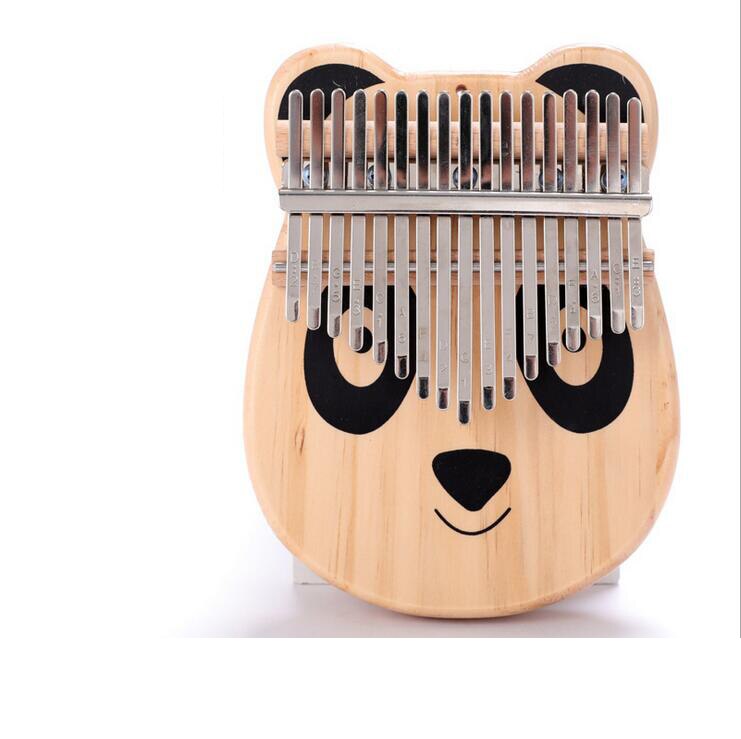 Kalimba-17 Keys Cartoons Thumb Piano, Perfect Christmas for Kids and Adult Ancient Mbira Finger Mbira Made with Solid Wood: Cute panda