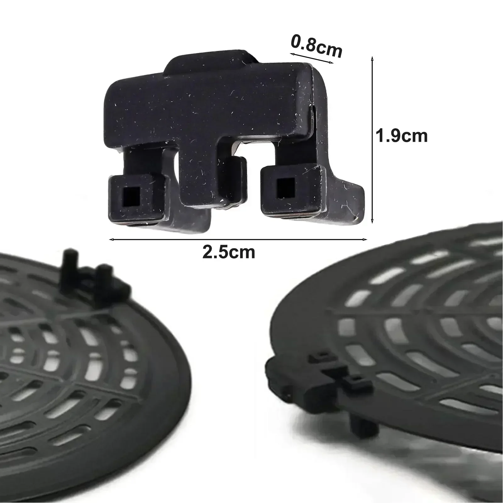 4 Pcs Air Fryer Rubber Bumpers Silicone Case Parts For Instant Gourmia Cosori And Other Air Fryer Trays