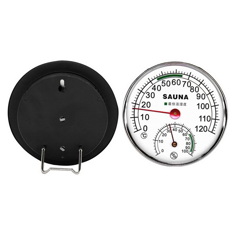 La pared del higrómetro del termómetro analógico humedad temperatura Monitor indicador para habitación de Sauna