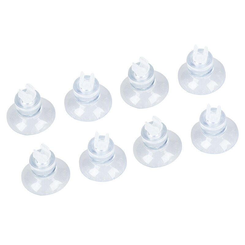 10 Pcs Aquarium Clear Suction Cup Airline Tube Holders Clips Clamps