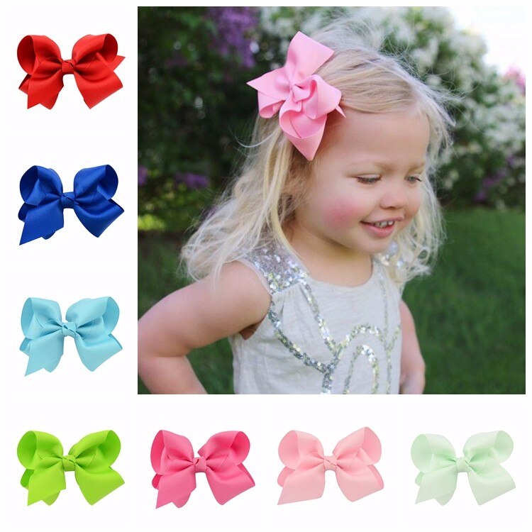 Pinzas para el pelo de goma de pelo con lazo para niña, 1/5 Uds., pinzas para el pelo de para niña pequeña, accesorios para la cabeza para niña