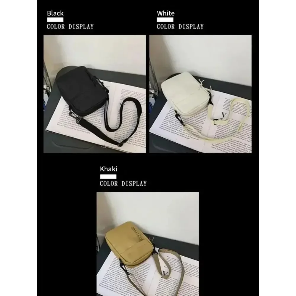 Nylon skuldertaske trendy sports-crossbody-tasker til mænd og kvinder