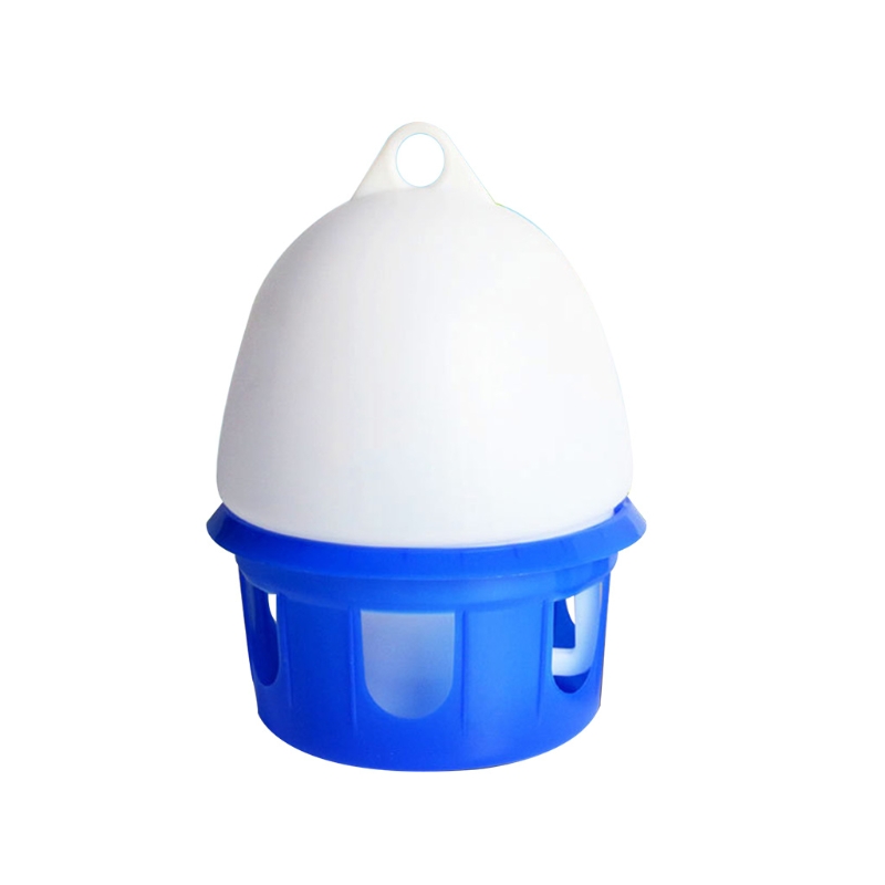 Bebedero automático para palomas para pájaros, bebedero portátil con mango, plástico duradero, fácil de llenar, botella de agua: 2.5L