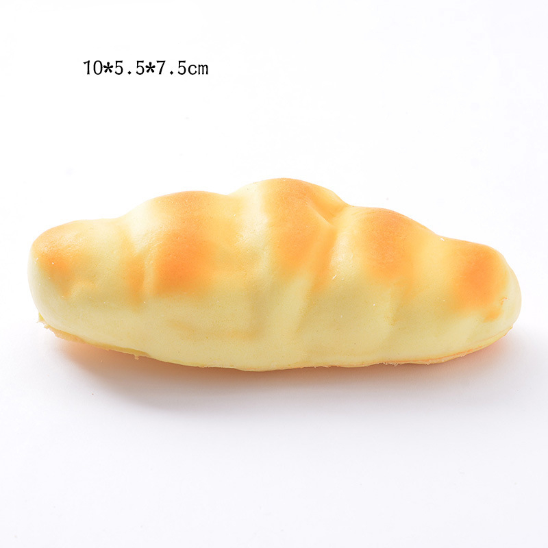 Squishy mat simulering bröd toast munkar långsamt stigande pressa stressavlastning leksaker parodi retas människor skrivbordsdekoration: 22
