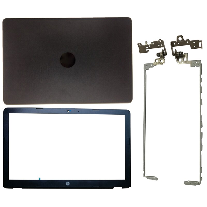 Voor Hp Pavilion 15-BS 15T-BS 15-BW 15Z-BW 250 G6 255 G6 Lcd Back Cover/Front Bezel/scharnieren 924899-001 Zwart: AB Hinges