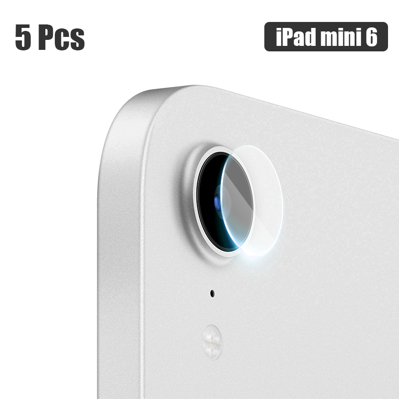 Szkło hartowane folia ochronna dla 2021 iPad Pro 11 12.9 mini 6 2020 powietrza 4 10.9 10.2 7/8/9th gen z powrotem Film z kamery: 5Pcs iPad Mini 6